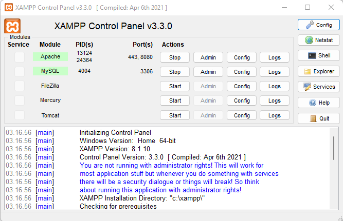 XAMPP img
