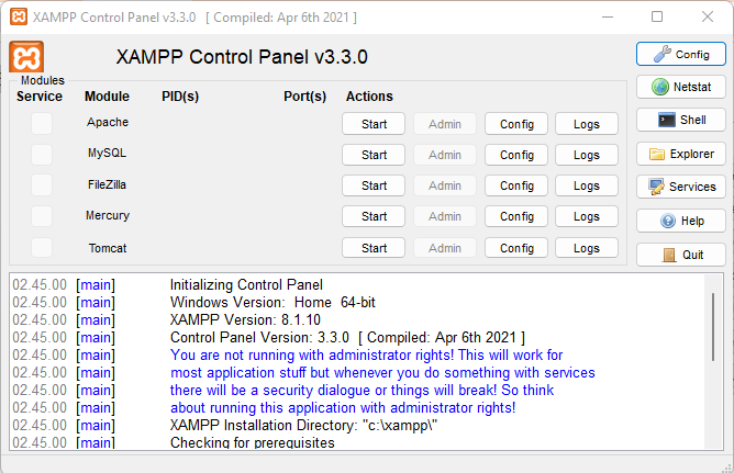 XAMPP img