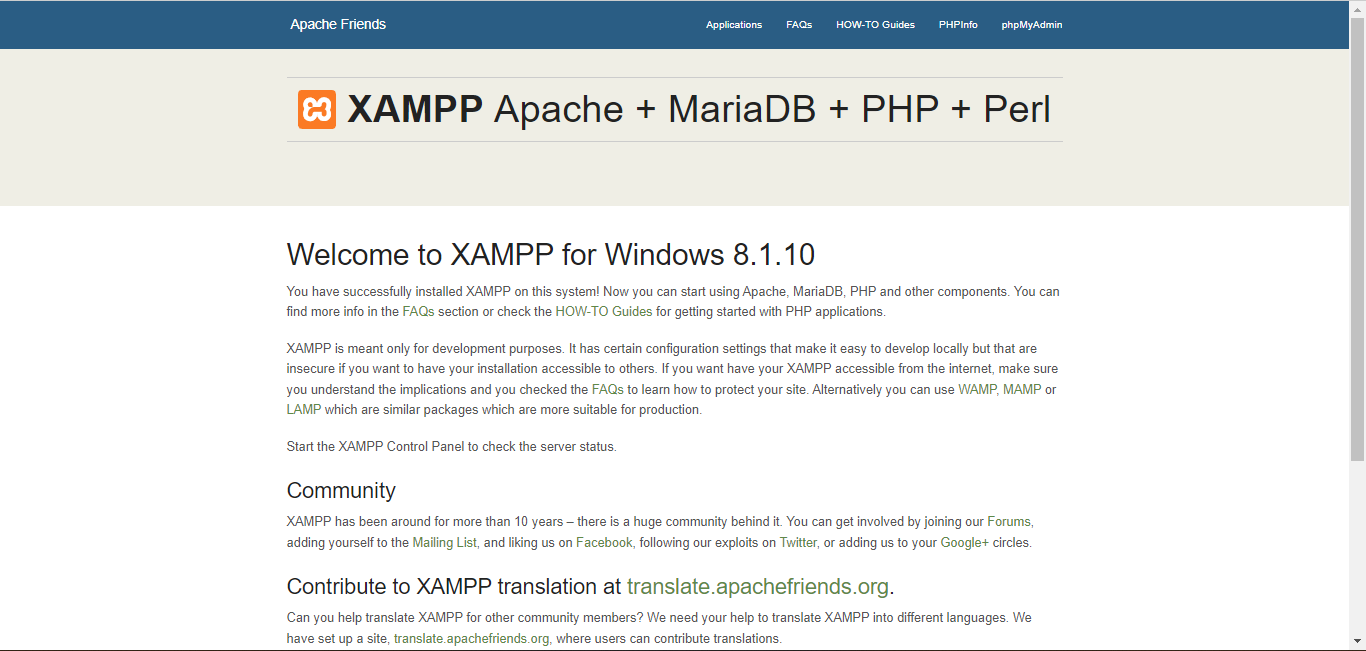 XAMPP img